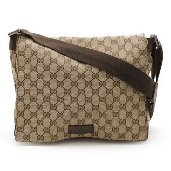 Gucci GG Canvas Messenger Shoulder Bag